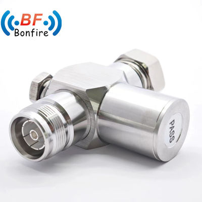 698-3800mhn Man Vrouwelijke Bliksemstopper N Plug to N Vrouwelijke Splitsing Coaxiale Bliksemspanning Beschermer 6g Gasbuis Ontladingsstopper
