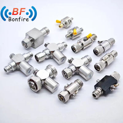 BLQ-XXXXX RF 698-3800MHz Vrouwelijke Jack Coaxial Lightning Arrester N-M tot N-F Interface