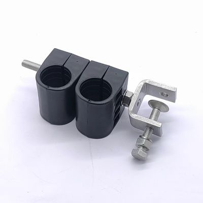 0.410kg Pakket Bruto Gewicht 1/2&quot; en 7/8&quot; Eengat Double Cable Clamps Cable Clips