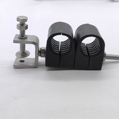 0.410kg Pakket Bruto Gewicht 1/2&quot; en 7/8&quot; Eengat Double Cable Clamps Cable Clips