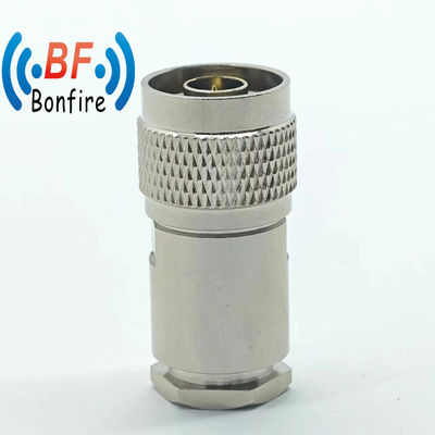 DC-11GHz N Mannelijke rechte klem LMR 400 Captive Type RF Connector Waterdichtheid IP 67