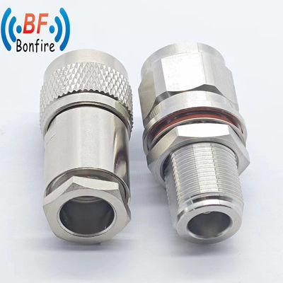 DC-11GHz N Mannelijke rechte klem LMR 400 Captive Type RF Connector Waterdichtheid IP 67