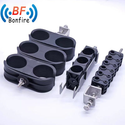 Plastic Triple Stacks Fiber Feeder Clamps Cable Clamps voor OEM/ODM-productiebehoeften