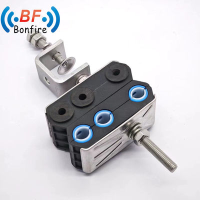 2 gaten op maat maat coaxiale voedingskabelklem voor elektrisch apparaat