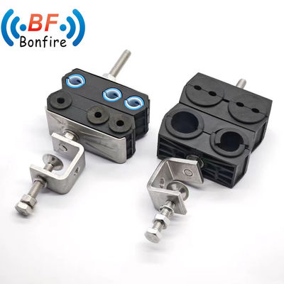 2 gaten op maat maat coaxiale voedingskabelklem voor elektrisch apparaat