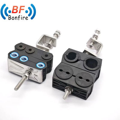 2 gaten op maat maat coaxiale voedingskabelklem voor elektrisch apparaat