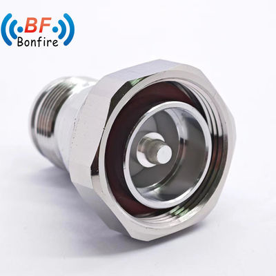 RF-aansluiting met 7/16 Dinf tot 4310f rechte type -155dbc DC-4GHz lage VSwr RF-adapter waterdichtheid IP 67