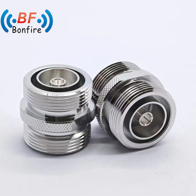 Low Vswr RF Coaxial Cable Connector Adapter met DIN Male naar DIN Male Straight Type -155dbc DC-4GHz