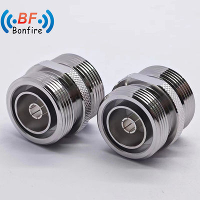 Low Vswr RF Coaxial Cable Connector Adapter met DIN Male naar DIN Male Straight Type -155dbc DC-4GHz