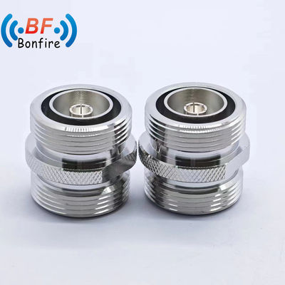 Low Vswr RF Coaxial Cable Connector Adapter met DIN Male naar DIN Male Straight Type -155dbc DC-4GHz