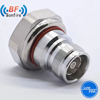 Waterdicht RF-connector DC-4GHz -155dbc N Vrouwelijk tot 4,3-10 Mannelijk RF-adapter IP 67