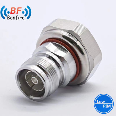 Waterdicht RF-connector DC-4GHz -155dbc N Vrouwelijk tot 4,3-10 Mannelijk RF-adapter IP 67