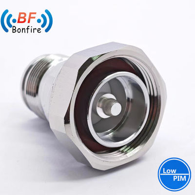 Waterdicht RF-connector DC-4GHz -155dbc N Vrouwelijk tot 4,3-10 Mannelijk RF-adapter IP 67