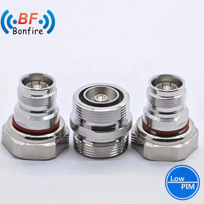 Waterdicht RF-connector DC-4GHz -155dbc N Vrouwelijk tot 4,3-10 Mannelijk RF-adapter IP 67