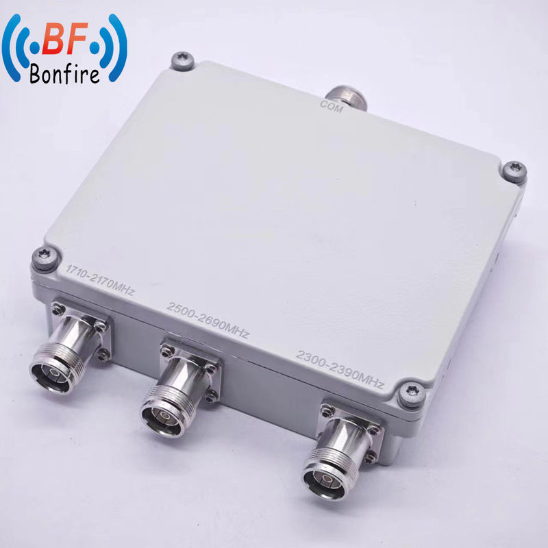 Publieke veiligheid Dualband Combiner voor Duplexer 1710-2170MHz 2300-2690MHz RF VHF UHF