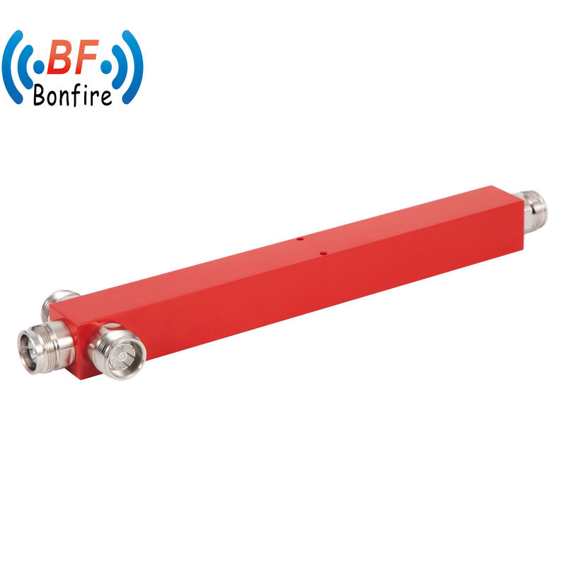 Ultrabreedband 3 Way Low Pim Reactive High Power Splitter 350-3800MHz 4,3-10 F Zwart