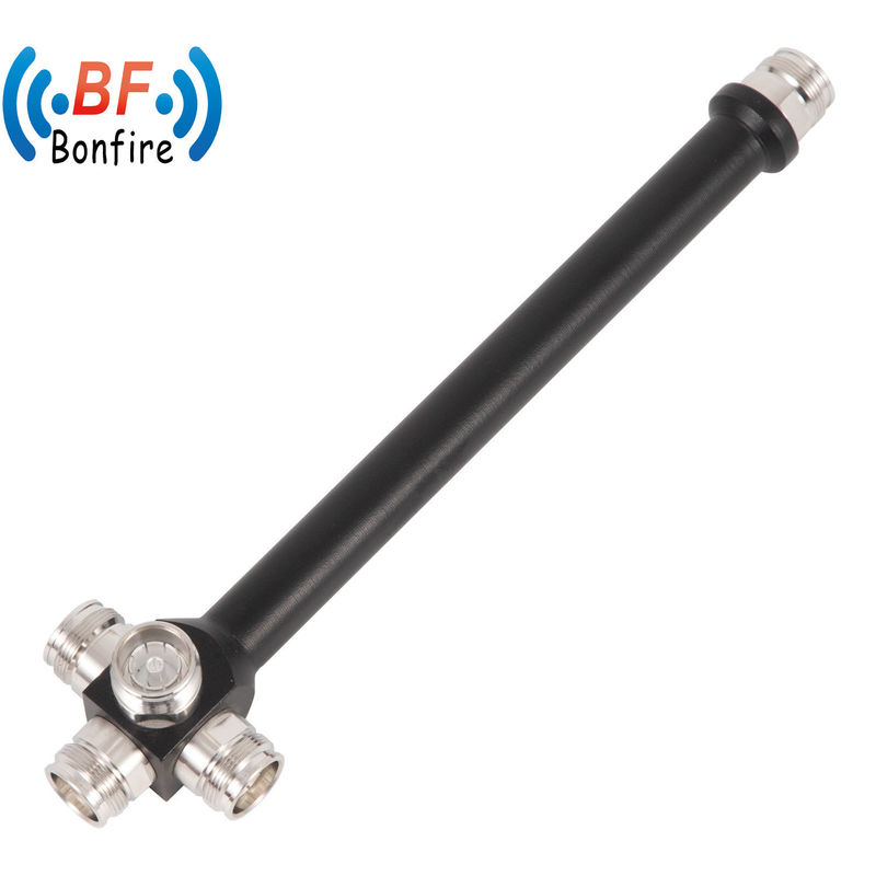 4 Way Low Pim Reactive High Power Splitter 698-3800MHz 4.3-10 F Grijz/Rood/Zwart/Aangepast