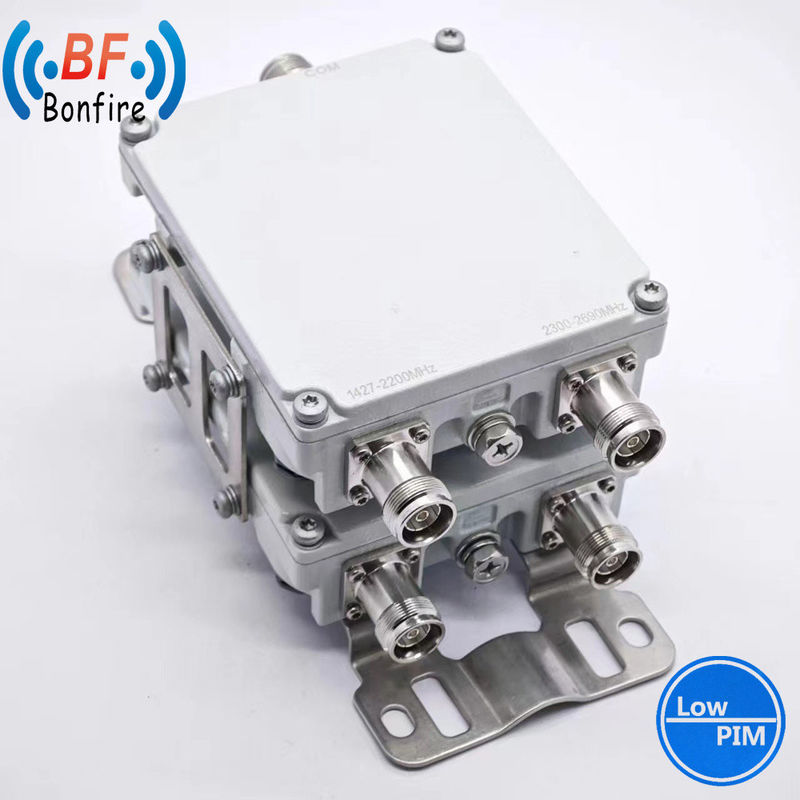 HLQ-XXXXX Quadplexer Multiplexer voor binnen- en buitenruimte IP65 voor 1710-2170 MHz en 2300-2690 MHz