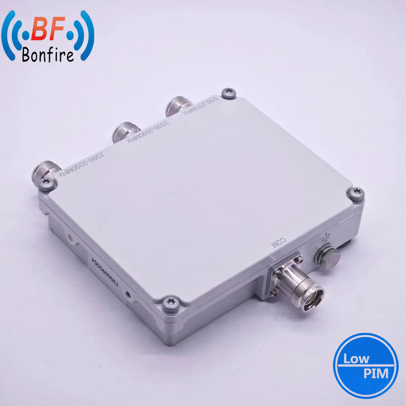 Low Pim Combiner VHF UHF Band Duplexer voor netwerkdekking van 1710-2170MHz 2300-2690MHz