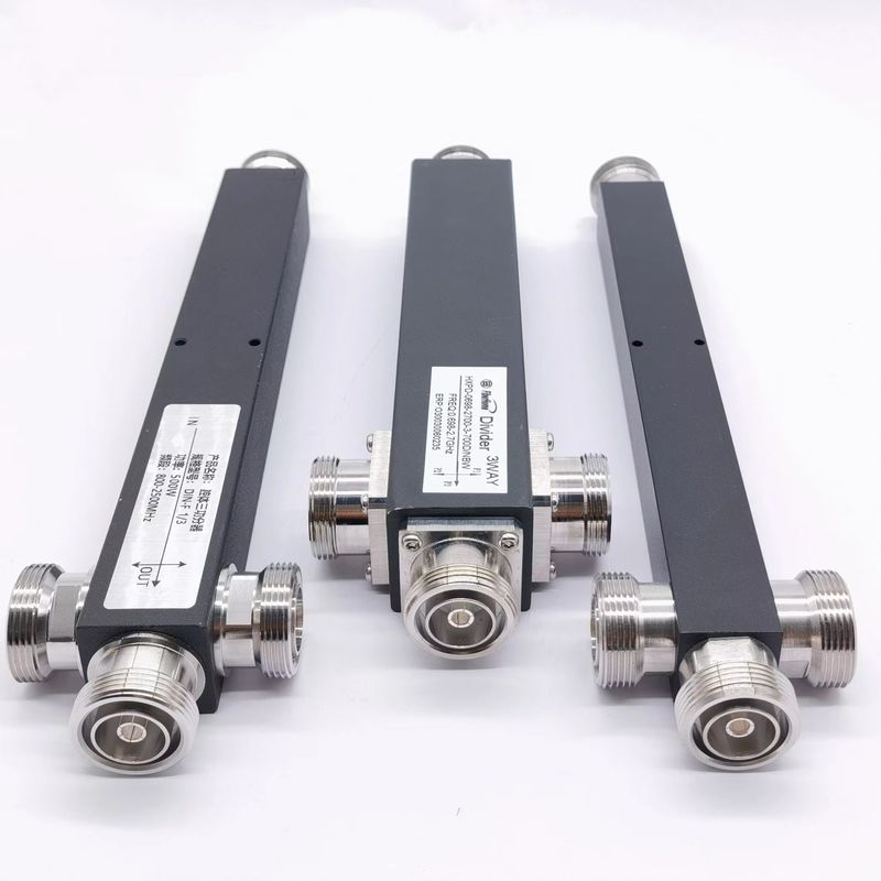698-4200MHz DIN-F 3 Way Low Pim in Building Reactive Power Splitter met DIN-F-interface