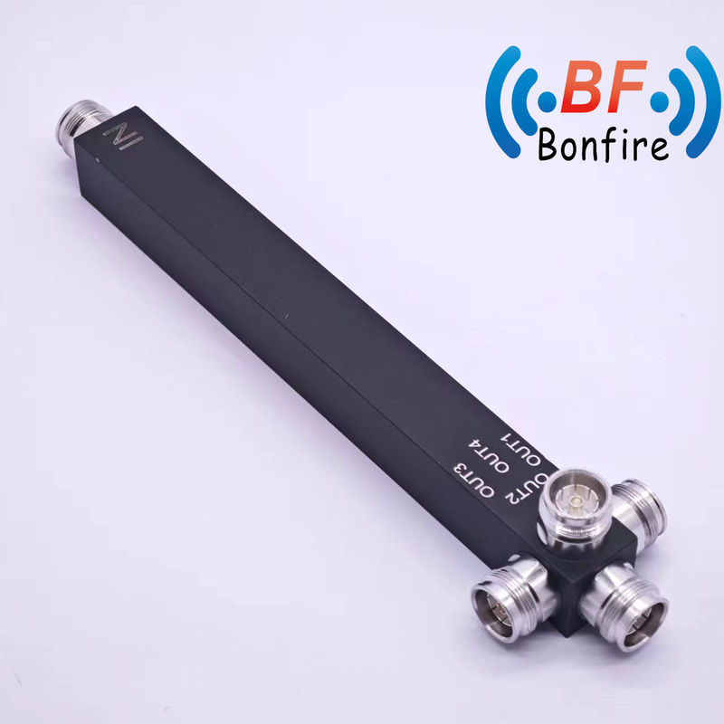 Multibandondersteuning 698-4200MHz 4 Way Reactive Power Splitter IP65 met GFQ-0740-X7701