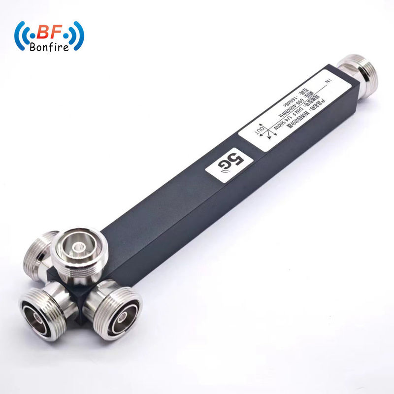 Innen/buiten IP65 2400-6000MHz Dinf 4-Way High Power Wideband Reactive Power Splitter