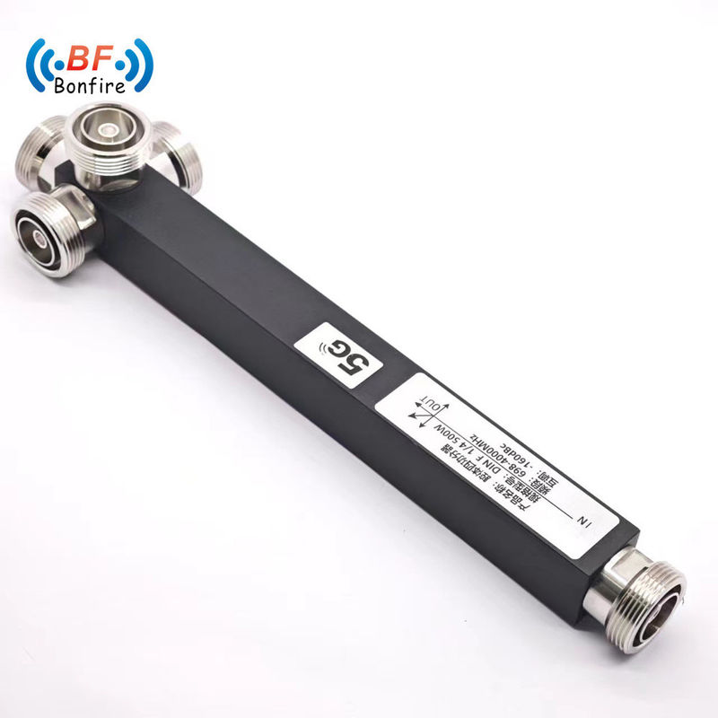 50W 4 Way Power Splitter 5000-6000MHz N Vrouwelijke IP60 Opties voor grijs/rood/zwart