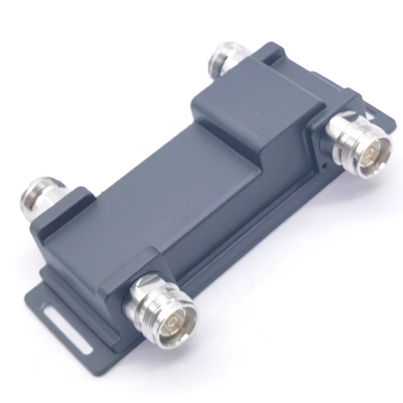 Grijs DQ-0740-227701 Hybride combinator Hybride koppel 2 in 2 uit 698-4000MHz 4.3-10 F Rood