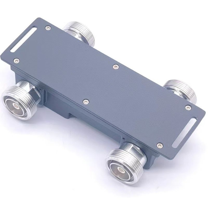 698-3800MHz Hybrid Coupler 2 in 2 voor in Gebouw Das DIN-F Zwart Grijs Op maat