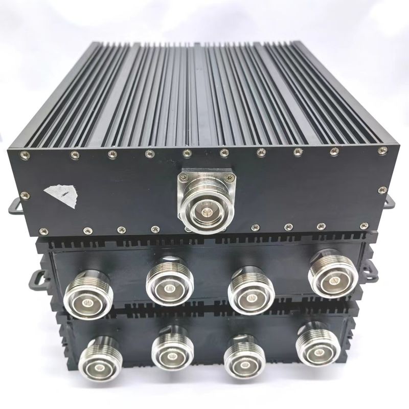 150dbc Hybride koppelingsapparaat voor telecommunicatie 4 in 1 uit 698-3800MHz DIN-F-interface