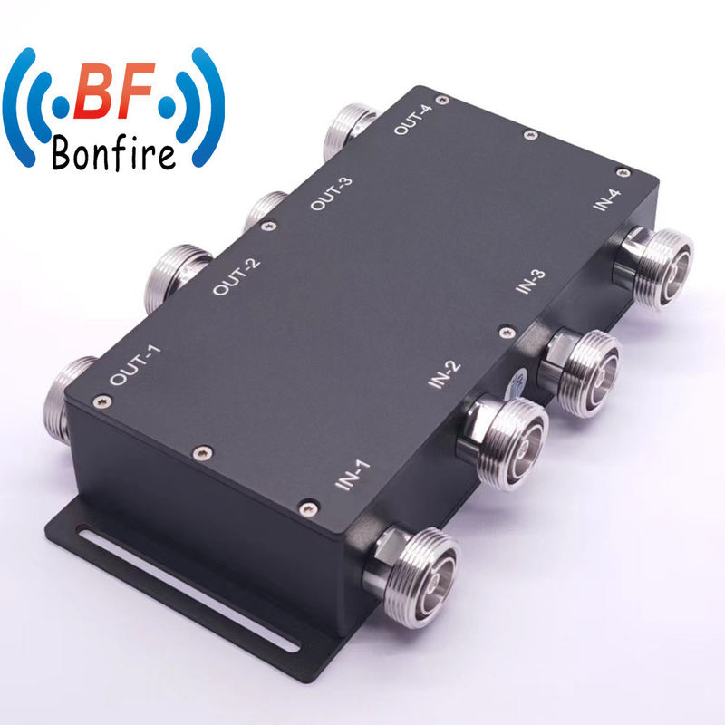 DQ-XXXXXX 698-3800MHz RF 3dB Low Pim Hybrid Coupler Combiner met N vrouwelijke connector