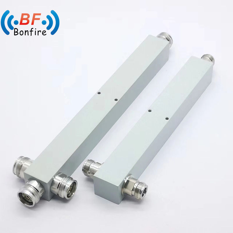 N-F/4.3-10-F/DIN-F Interface Power Splitter 698-3800MHz voor telecommunicatiesystemen