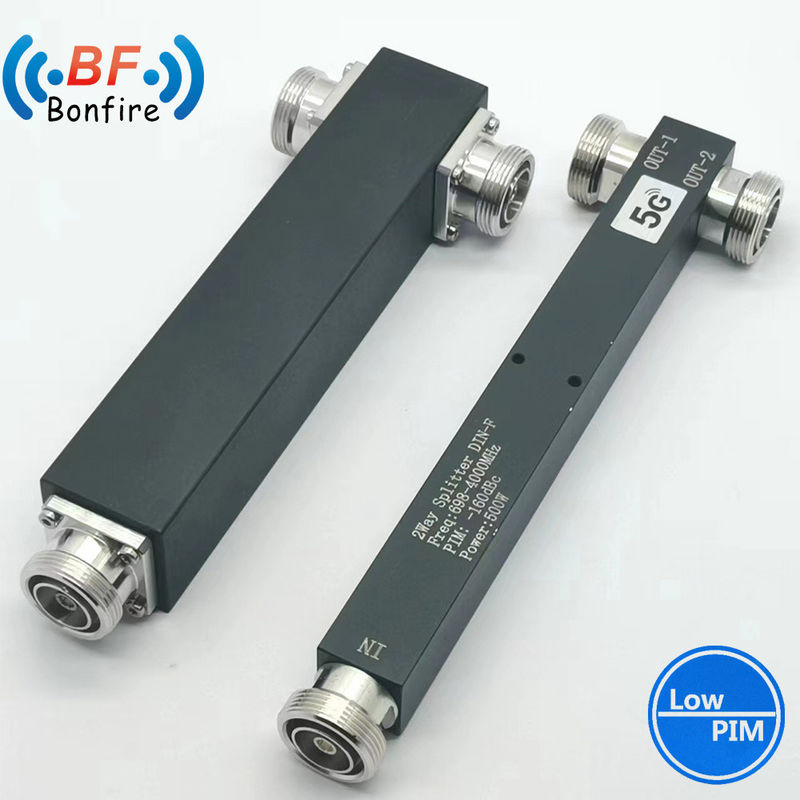 Innen/buiten IP65 RF 50W 2-weg vermogenverdeler/splitter voor telecommunicatiesystemen