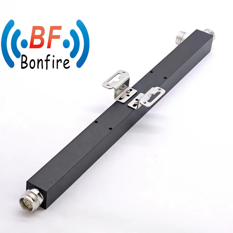 Black Microwave Power Splitter 0,5-6GHz 2 Way RF Power Divider met DIN-F connector