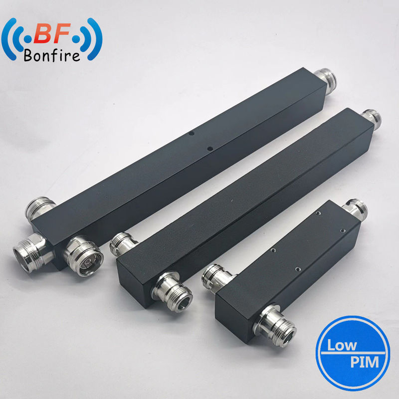 Hoge capaciteit 698-3800MHz 2 Way Power Splitters Divider voor openbare veiligheid Das N type