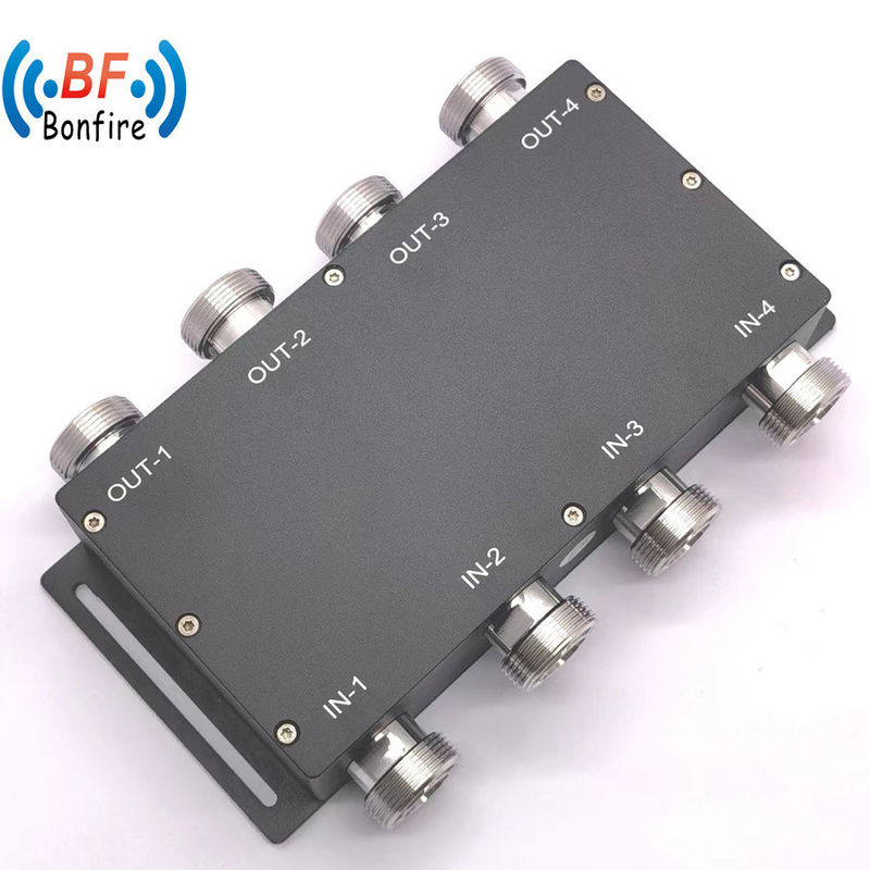 300W 155pim RF Hybrid Coupler Hybrid Combiner voor Das Ibs 698-4000MHz 4 4 4in 4out