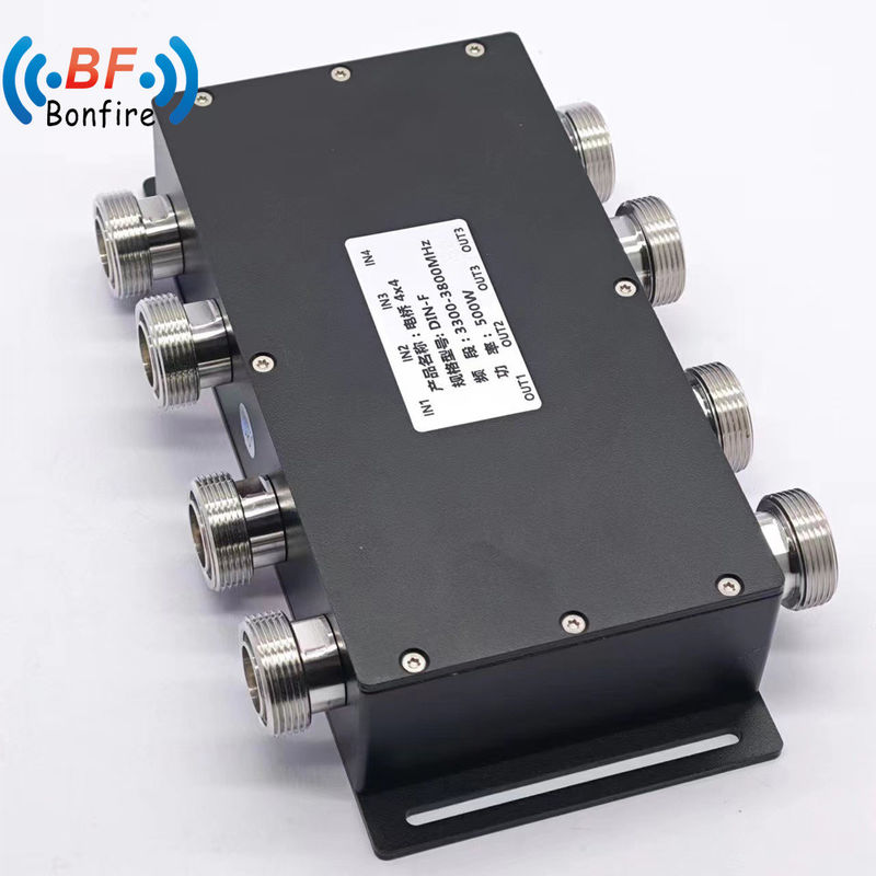 500W 4*4 6dB Hybride koppelaar Hybride combinator 4 in 4 uit N 4.3-10 DIN connector met 1