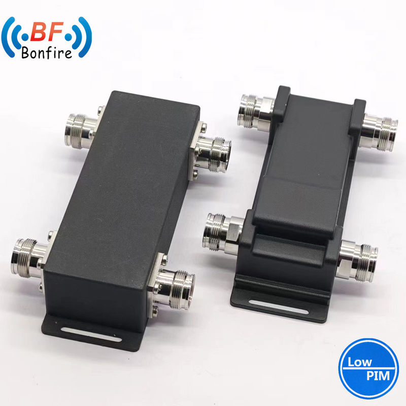 5G 2 in 2 uit 698-3800MHz N of 4.3/10 Type RF Hybrid Combiner Low Pim voor binnen/buiten