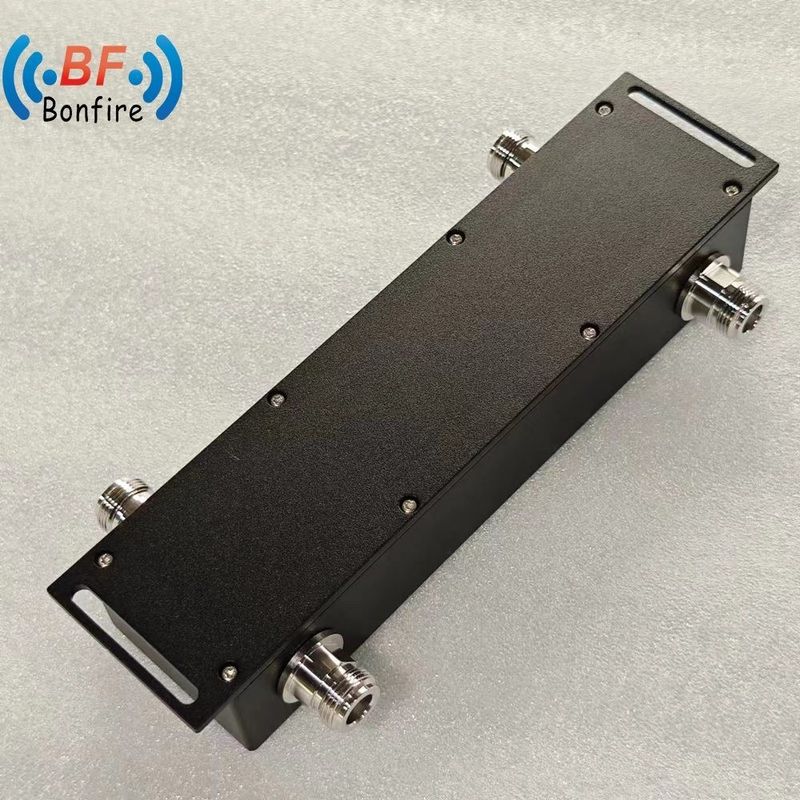 500W Low Pim 2 In2 uit RF Hybrid Combiner 2X2 Hybrid Coupler N 4.3-10 DIN Connector