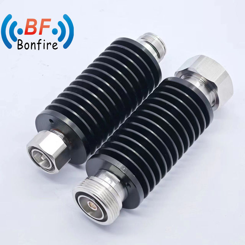 Grijze DC-3800MHz RF coaxiale attenuator 40dB N Type Man tot Vrouw 10W Low Pim Attenuator