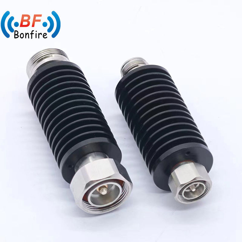 100W DC-3800MHz RF Coaxiale Attenuator Variabele Attenuator Verstelbare Attenuator Zwart