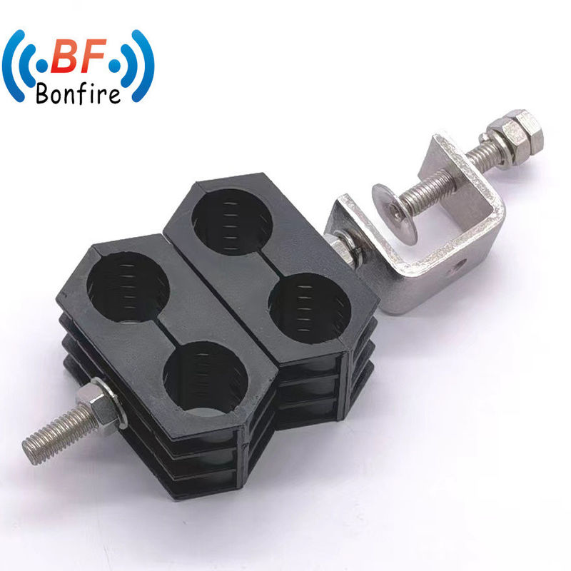 Eenvoudige / dubbele / driehoeken voedingsclamper Jumper kabelclamper op maat O-type
