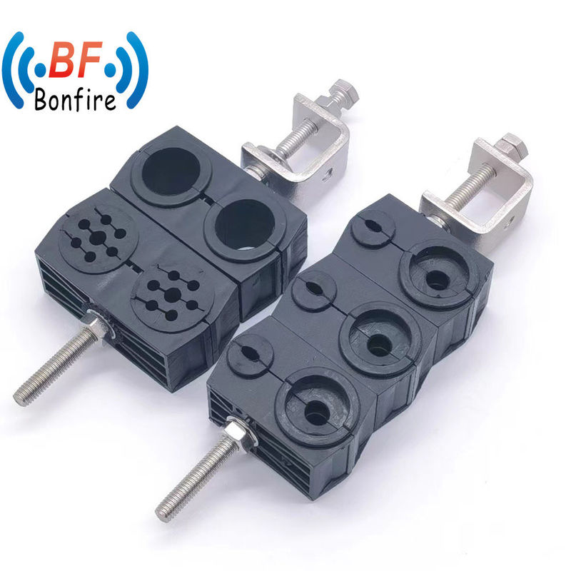 KXK-2201-Dubbelgat Triple Cable Clamp voor 1/2&quot; en 7/8&quot; Coaxial Cable Duurzaam Ontwerp