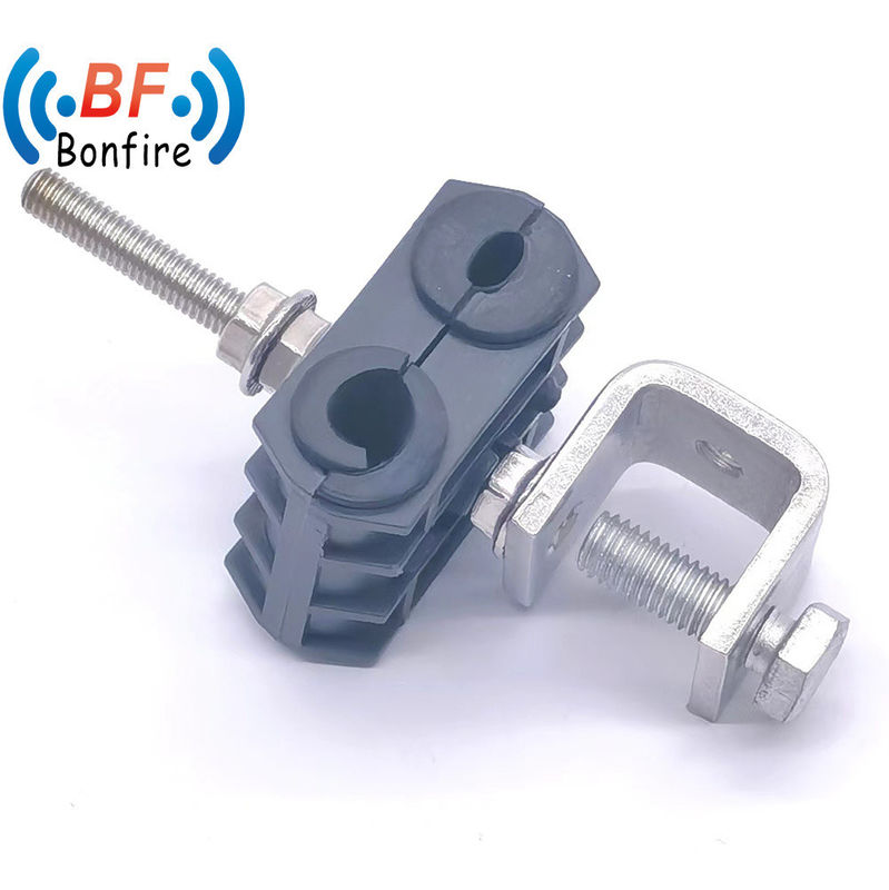 Vlekkeloos staaldraad touwclip voor bootkabelrigging Hardware Single Hole Clamp