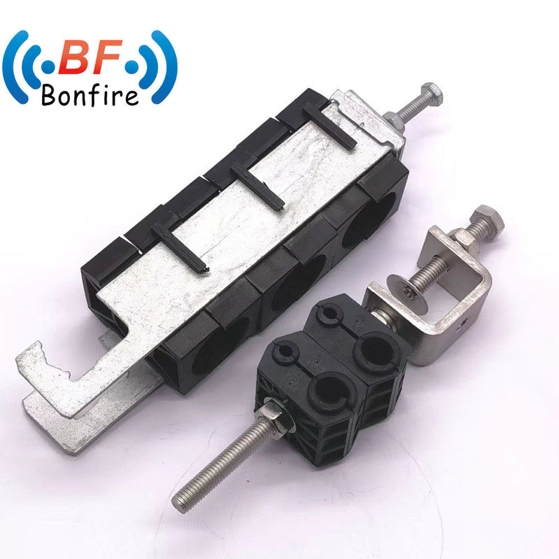 15.00cm * 6.00cm * 1.50cm Pakket 3 Way Feeder Clamp voor 5mm vezel en stroomkabel