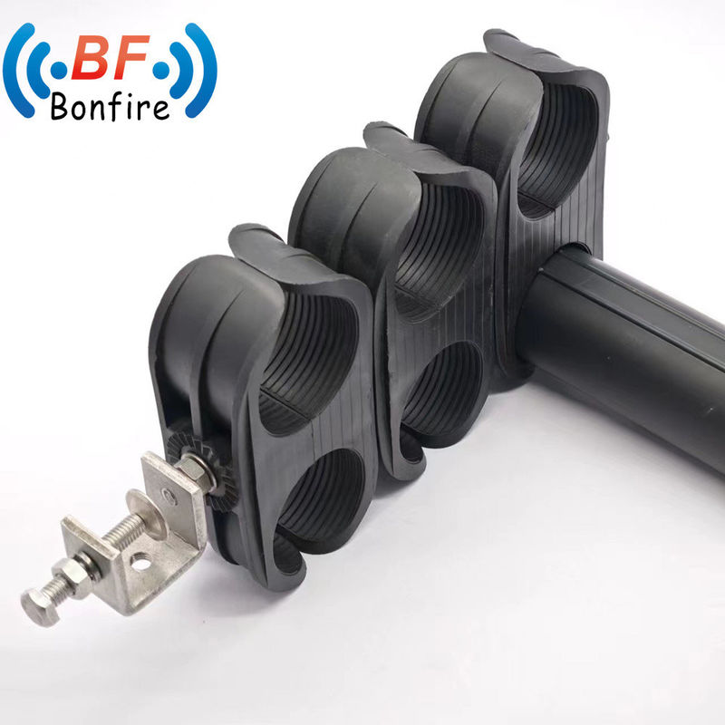 Op maat gemaakte 5-7mm 13-14mm Drie-holes Hook Type Feeder Clamps Zelfvergrendelende kabelclamps