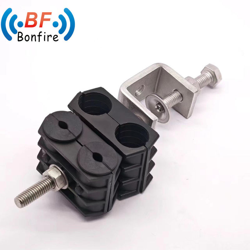 0.410 kg Miniatuur Telecom Tower Ss 304 Feeder Cable Clamp voor en Duurzame prestaties