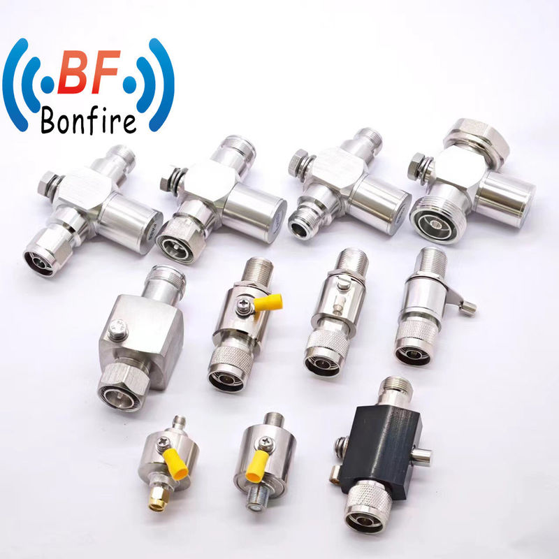 In- en buiten IP65 698-3800MHz RF Arrester Bliksembeschermer Arrester F Surge Protection Tube