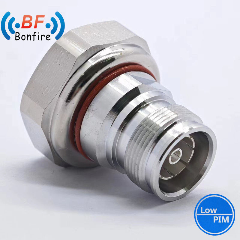 Waterdicht RF-connector DC-4GHz -155dbc N Vrouwelijk tot 4,3-10 Mannelijk RF-adapter IP 67